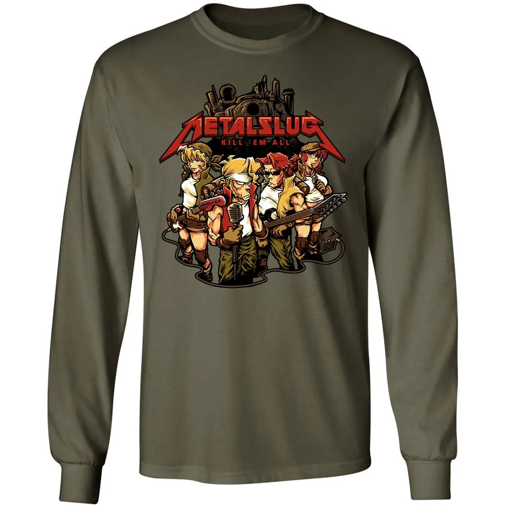 Long Sleeve T-Shirt - 8EK4W7KY - Military Green - 16