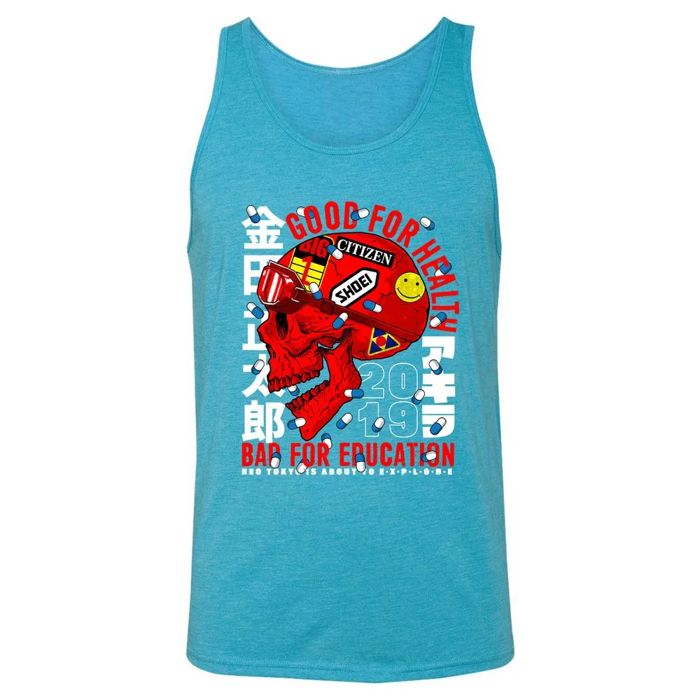 Unisex Jersey Tank - XR779FSL - Aqua Triblend - 3