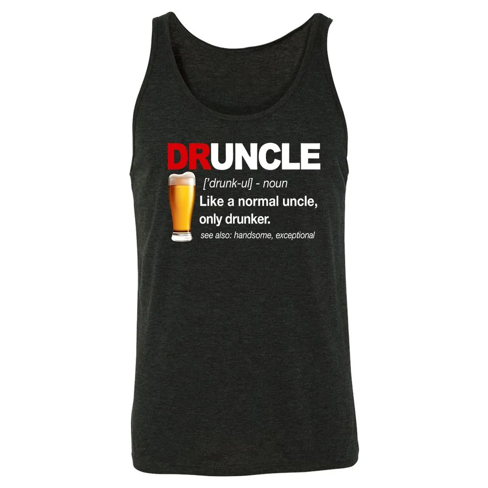 Unisex Jersey Tank - HG7Z93CM - Charcoal Black Triblend - 5
