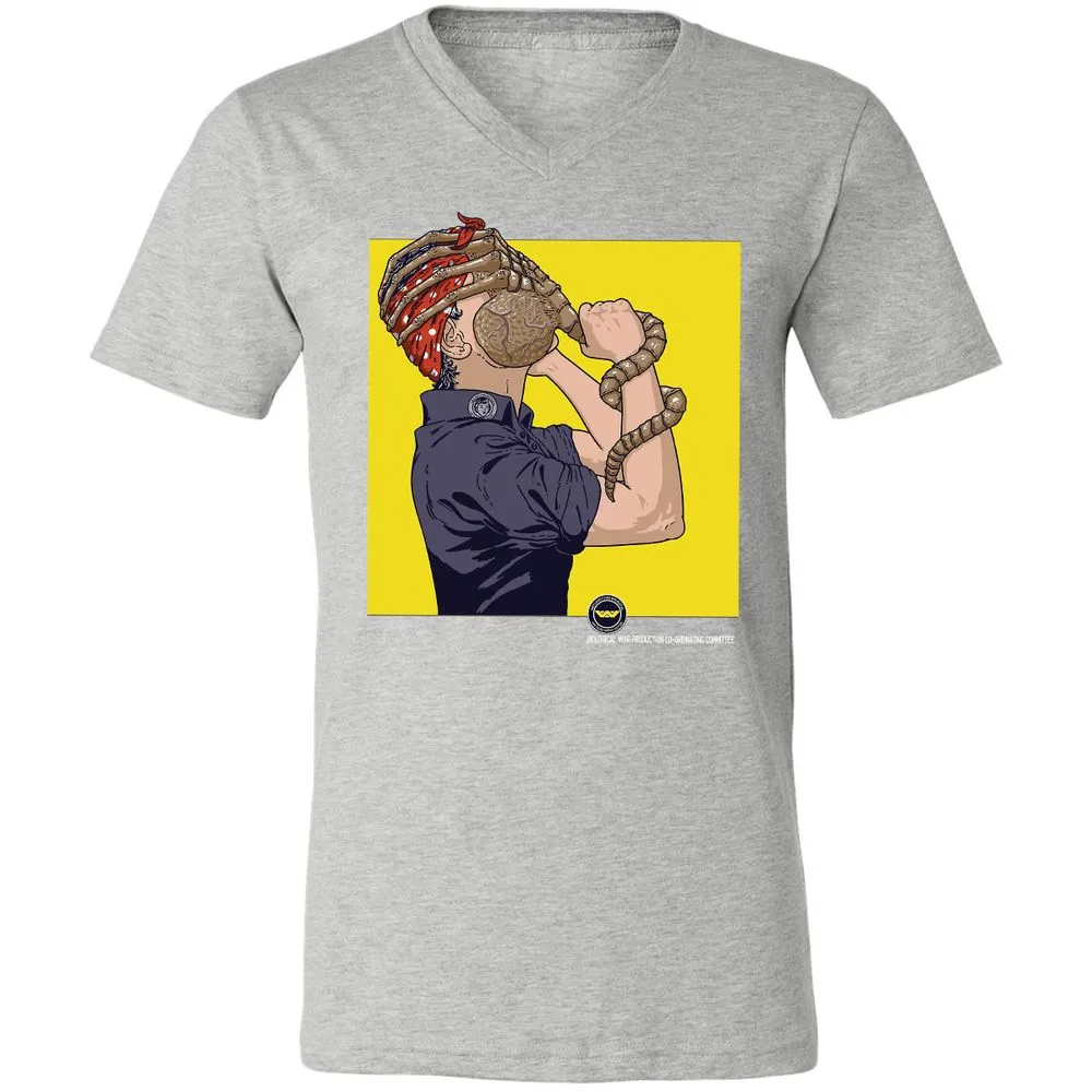 Unisex V-Neck T-Shirt - 2SHD2C9N - Athletic Heather - 7