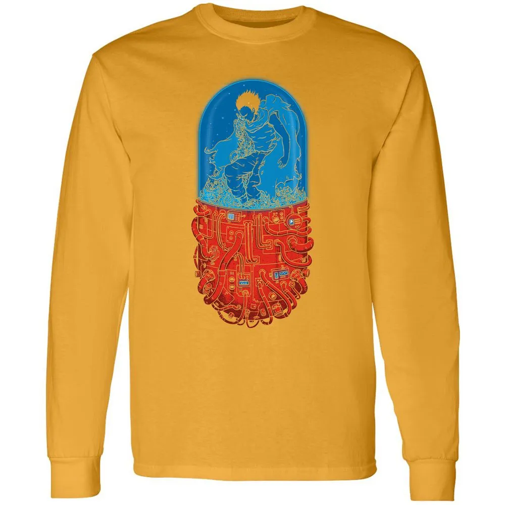 Long Sleeve T-Shirt - 2XMUPGBV - Gold - 9