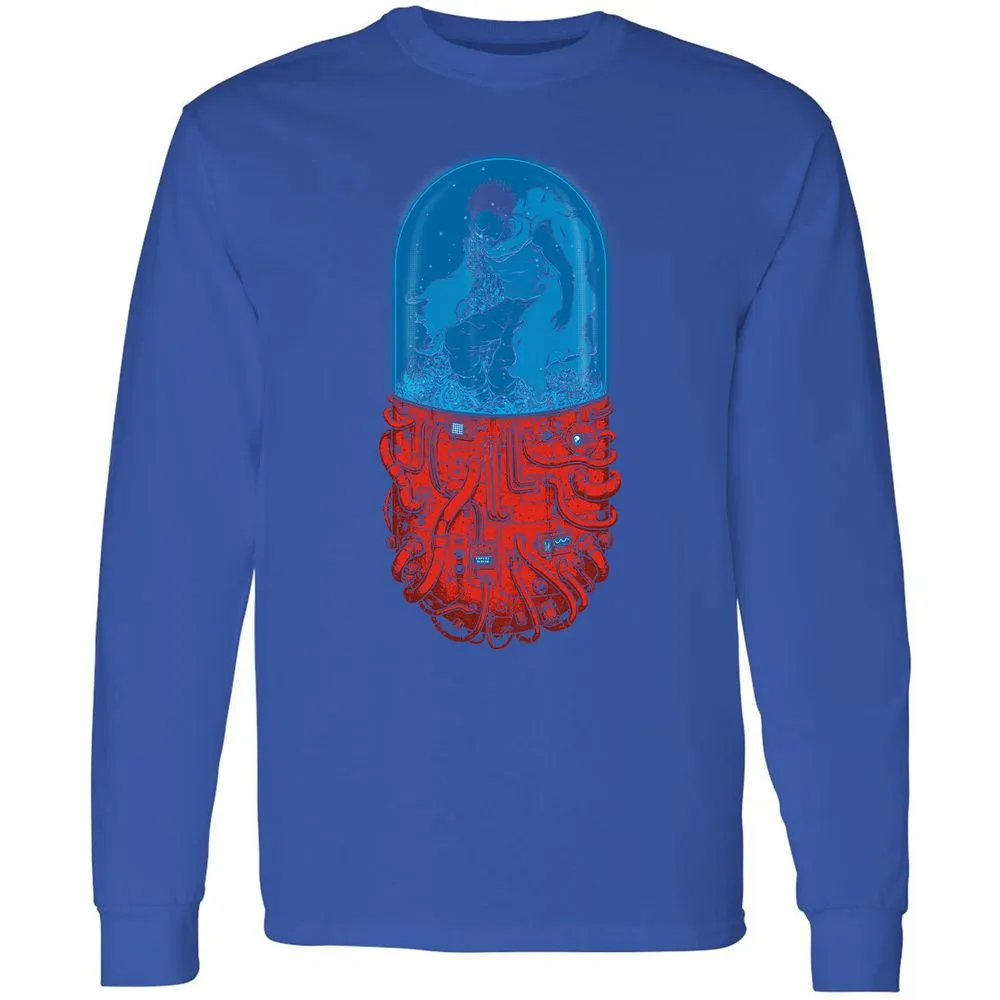 Long Sleeve T-Shirt - 2XMUPGBV - Royal - 8