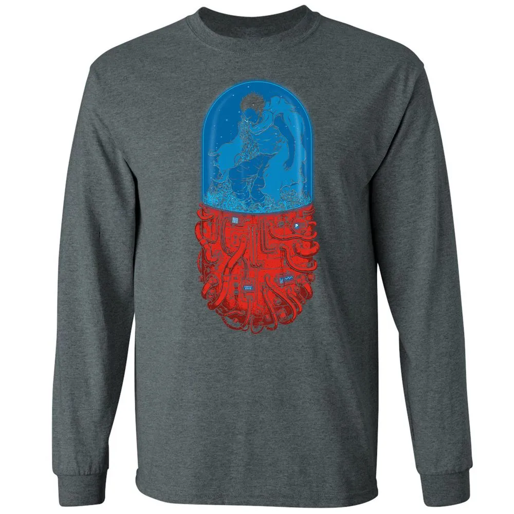 Long Sleeve T-Shirt - 2XMUPGBV - Dark Heather - 15
