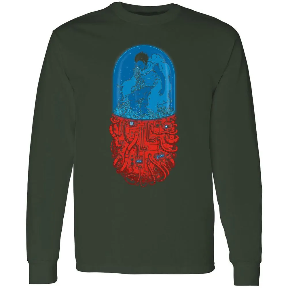 Long Sleeve T-Shirt - 2XMUPGBV - Forest Green - 4