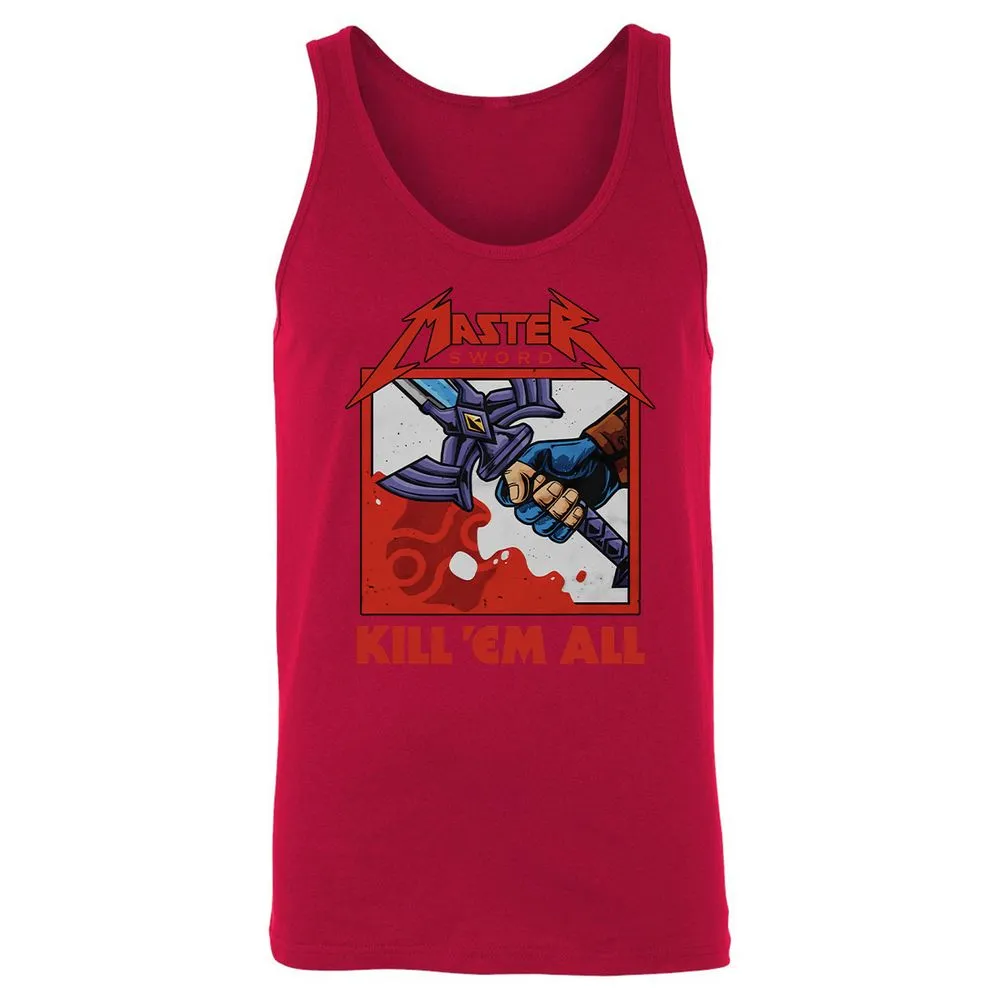 Unisex Jersey Tank - 5DFYA7MQ - Red - 11