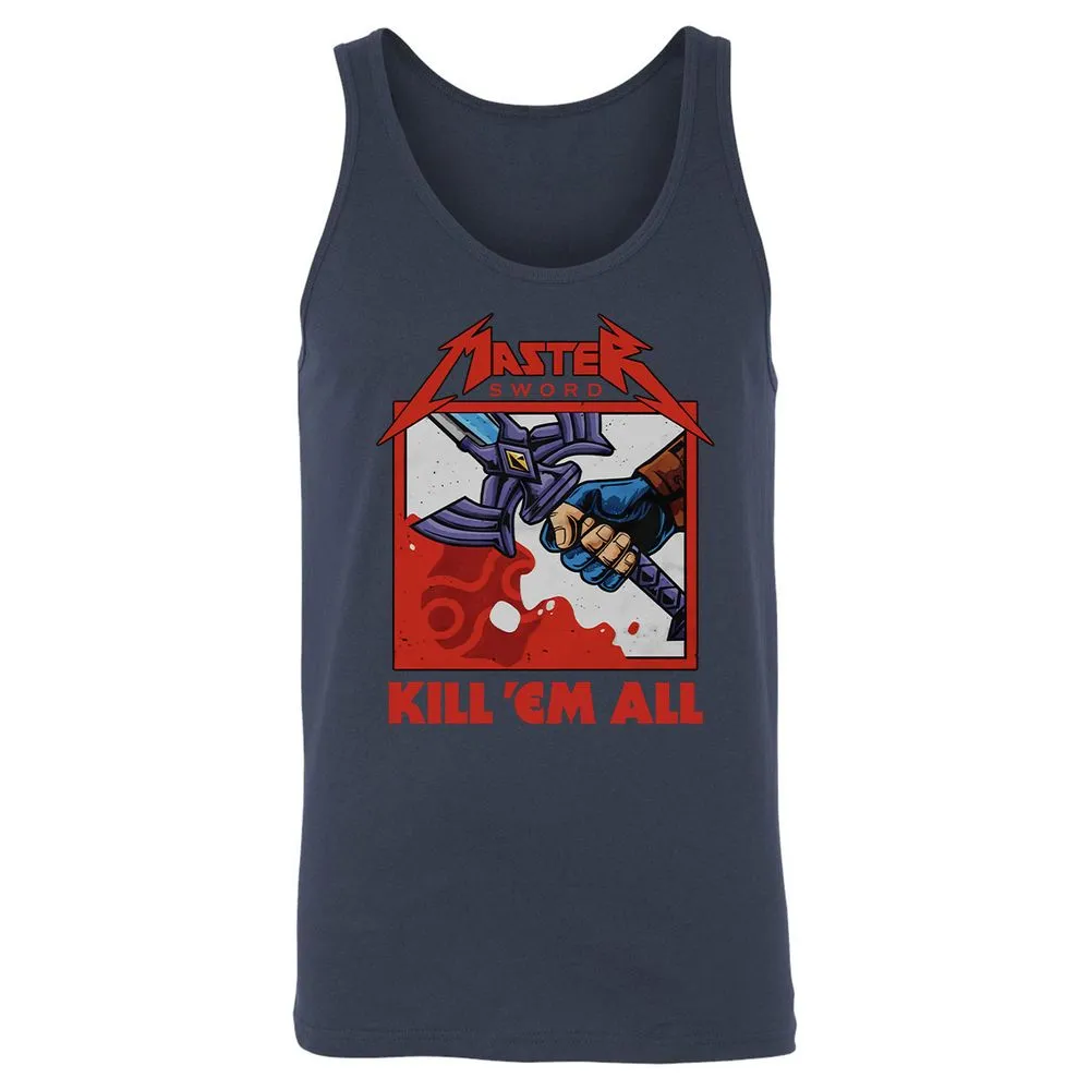 Unisex Jersey Tank - 5DFYA7MQ - Navy - 2