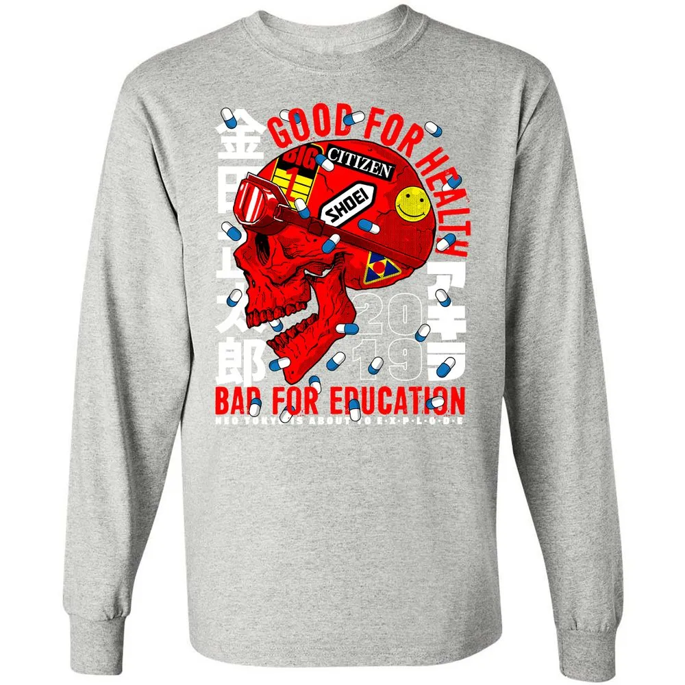Long Sleeve T-Shirt - UU7JH7G4 - Ash - 7