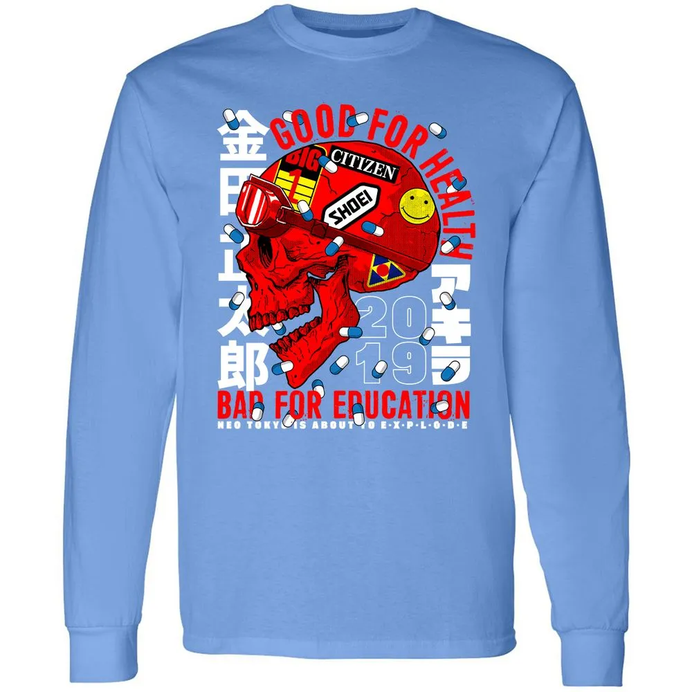 Long Sleeve T-Shirt - UU7JH7G4 - Carolina Blue - 12