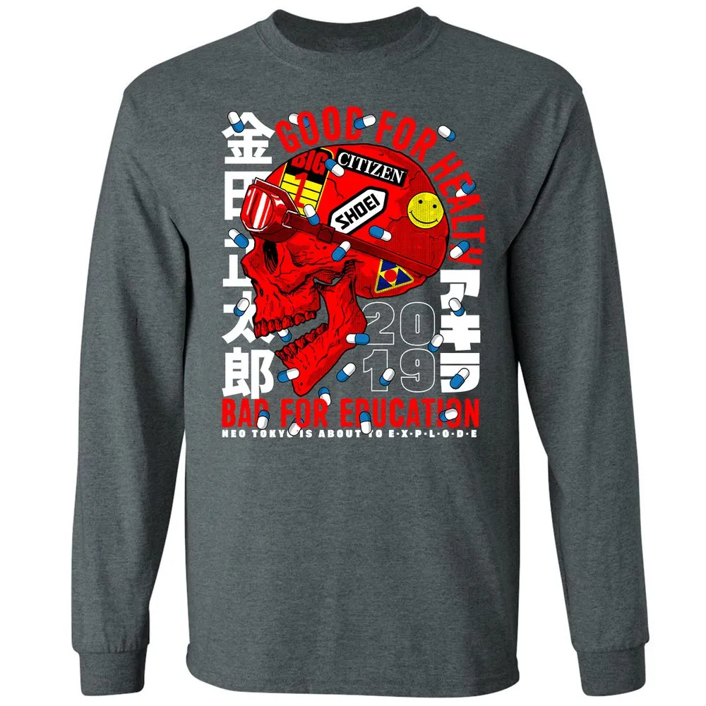 Long Sleeve T-Shirt - UU7JH7G4 - Dark Heather - 15