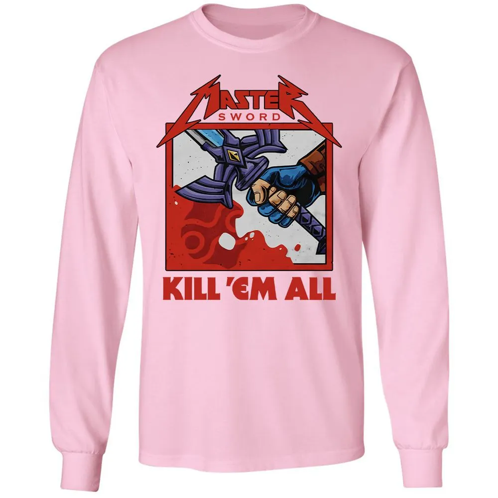 Long Sleeve T-Shirt - ABVFSN4Y - Light Pink - 3