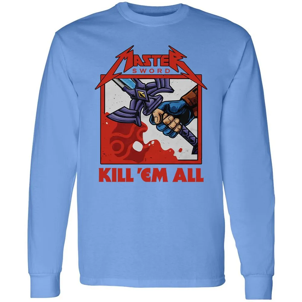 Long Sleeve T-Shirt - ABVFSN4Y - Carolina Blue - 12