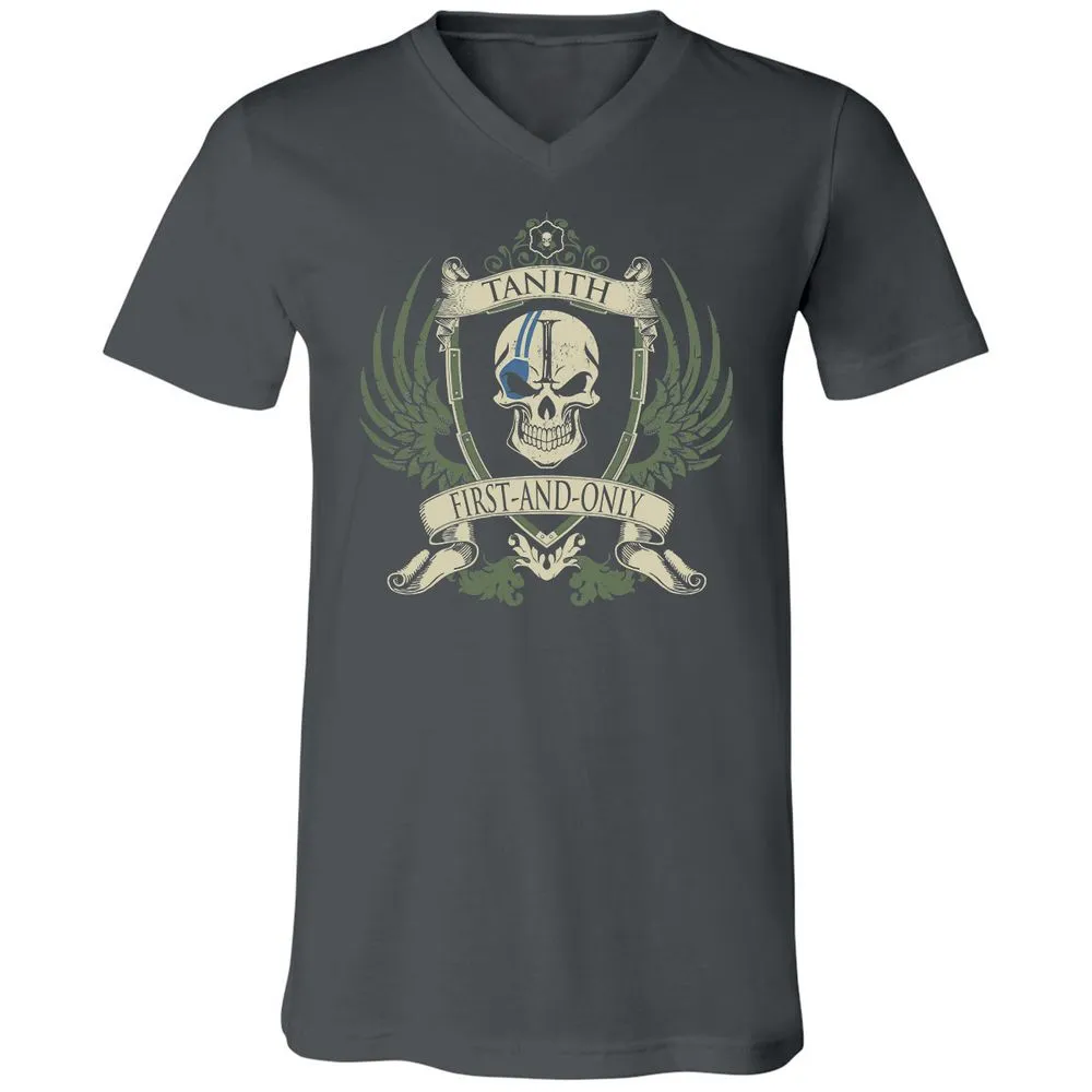 Unisex V-Neck T-Shirt - TB9X2YL2 - Asphalt - 12