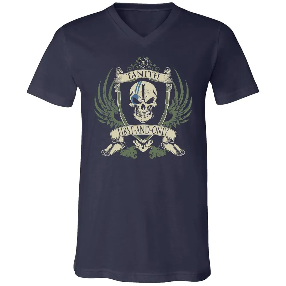 Unisex V-Neck T-Shirt - TB9X2YL2 - Navy - 2