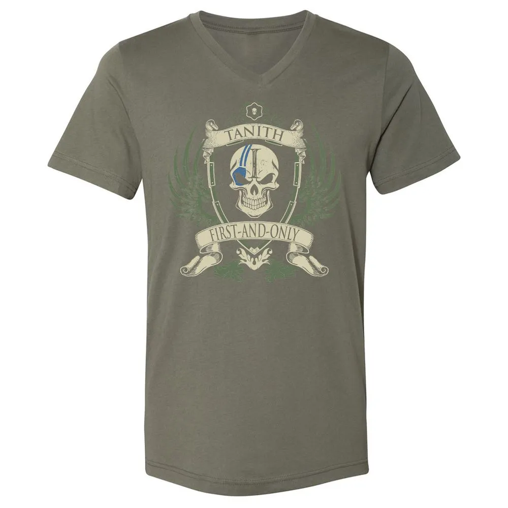 Unisex V-Neck T-Shirt - TB9X2YL2 - Military Green - 10