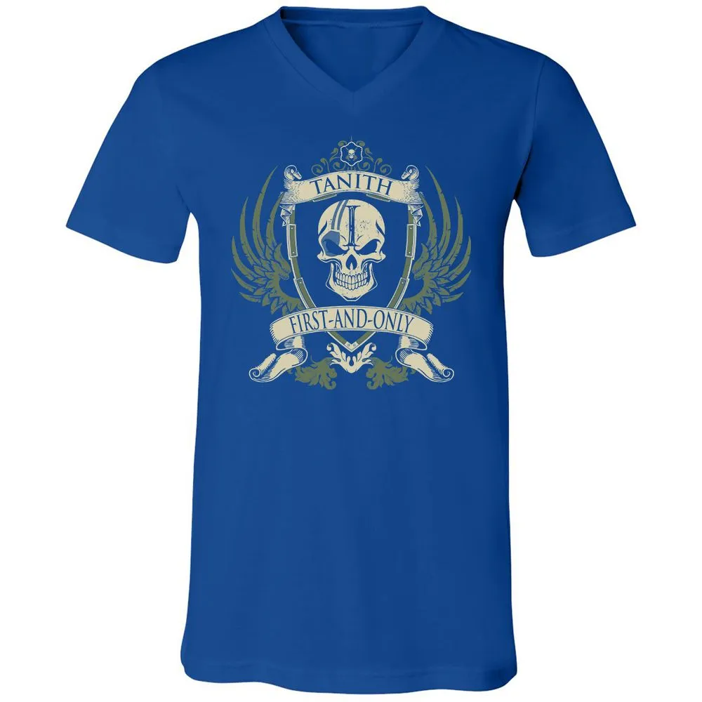 Unisex V-Neck T-Shirt - TB9X2YL2 - True Royal - 4