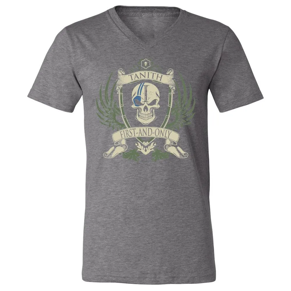 Unisex V-Neck T-Shirt - TB9X2YL2 - Deep Heather - 13