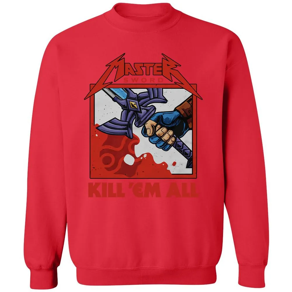 Classic Unisex Sweatshirt - EHMWB68A - Red - 5