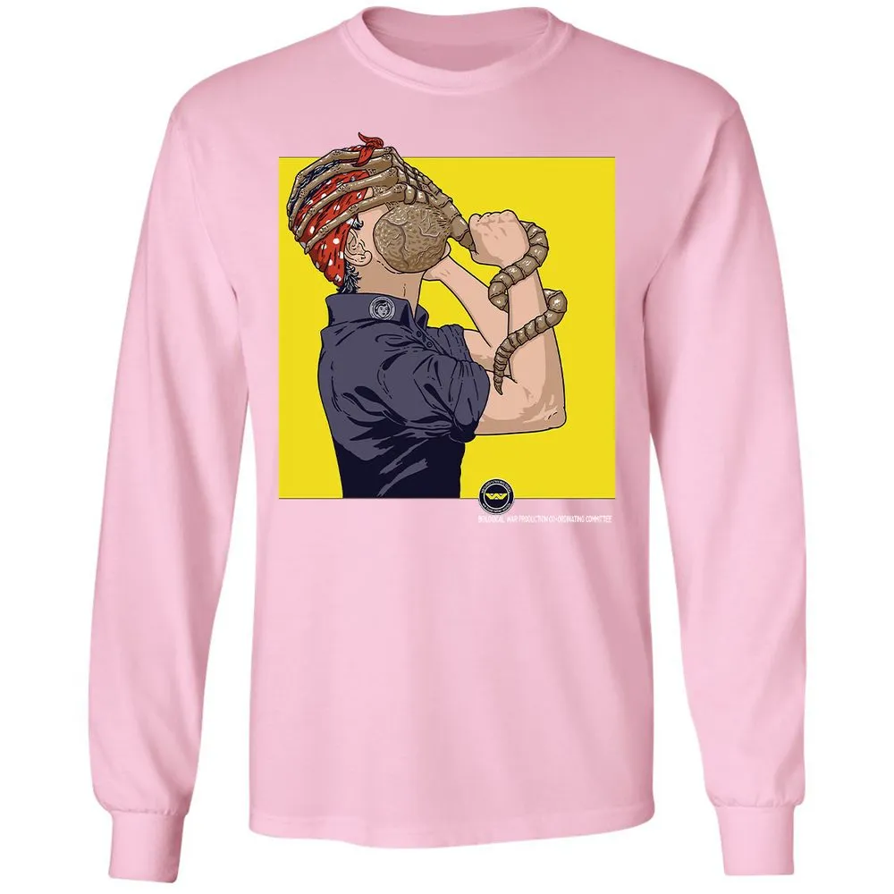 Long Sleeve T-Shirt - XFJ5VGWD - Light Pink - 3