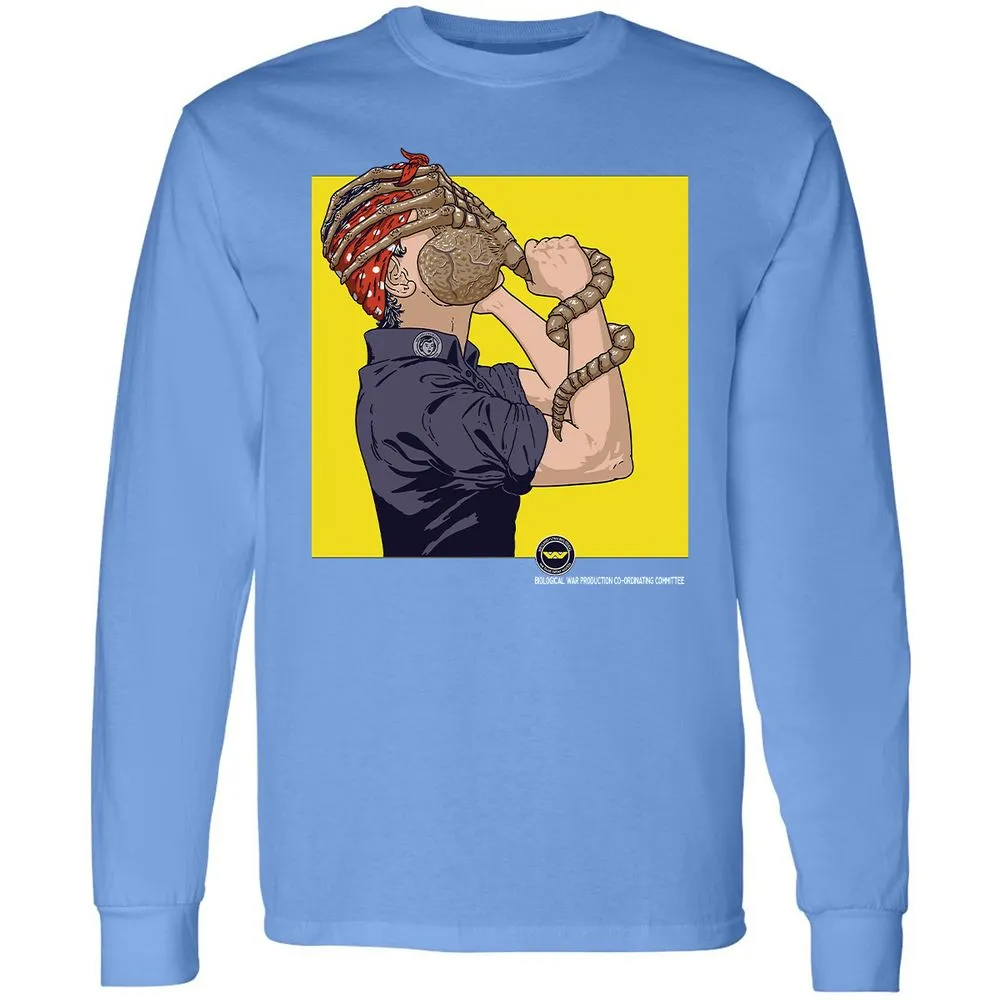 Long Sleeve T-Shirt - XFJ5VGWD - Carolina Blue - 12