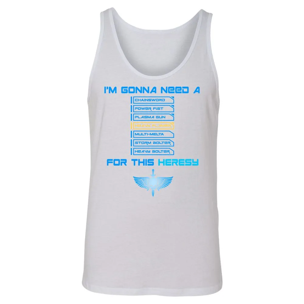Unisex Jersey Tank - PQJE39VE - White - 14