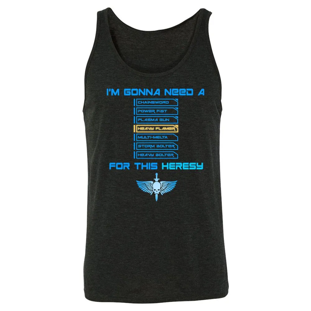 Unisex Jersey Tank - PQJE39VE - Charcoal Black Triblend - 5