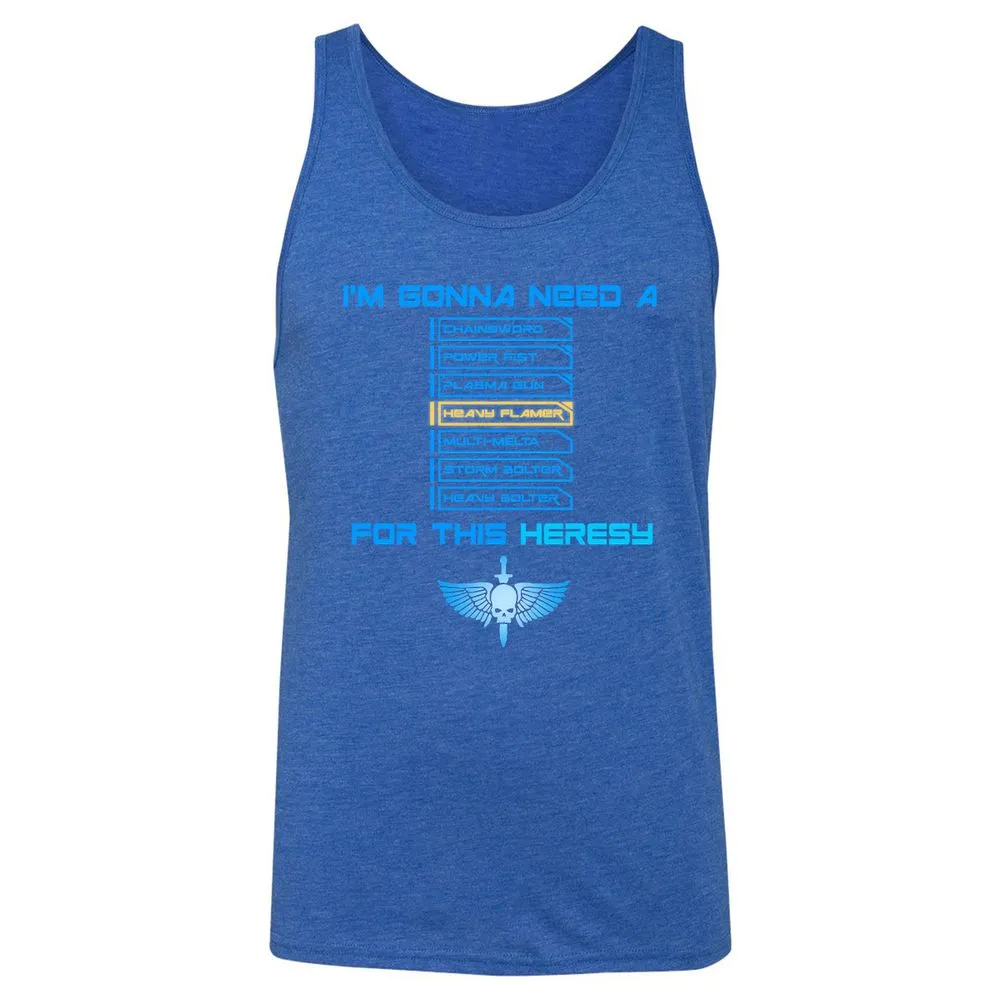 Unisex Jersey Tank - PQJE39VE - True Royal Triblend - 12
