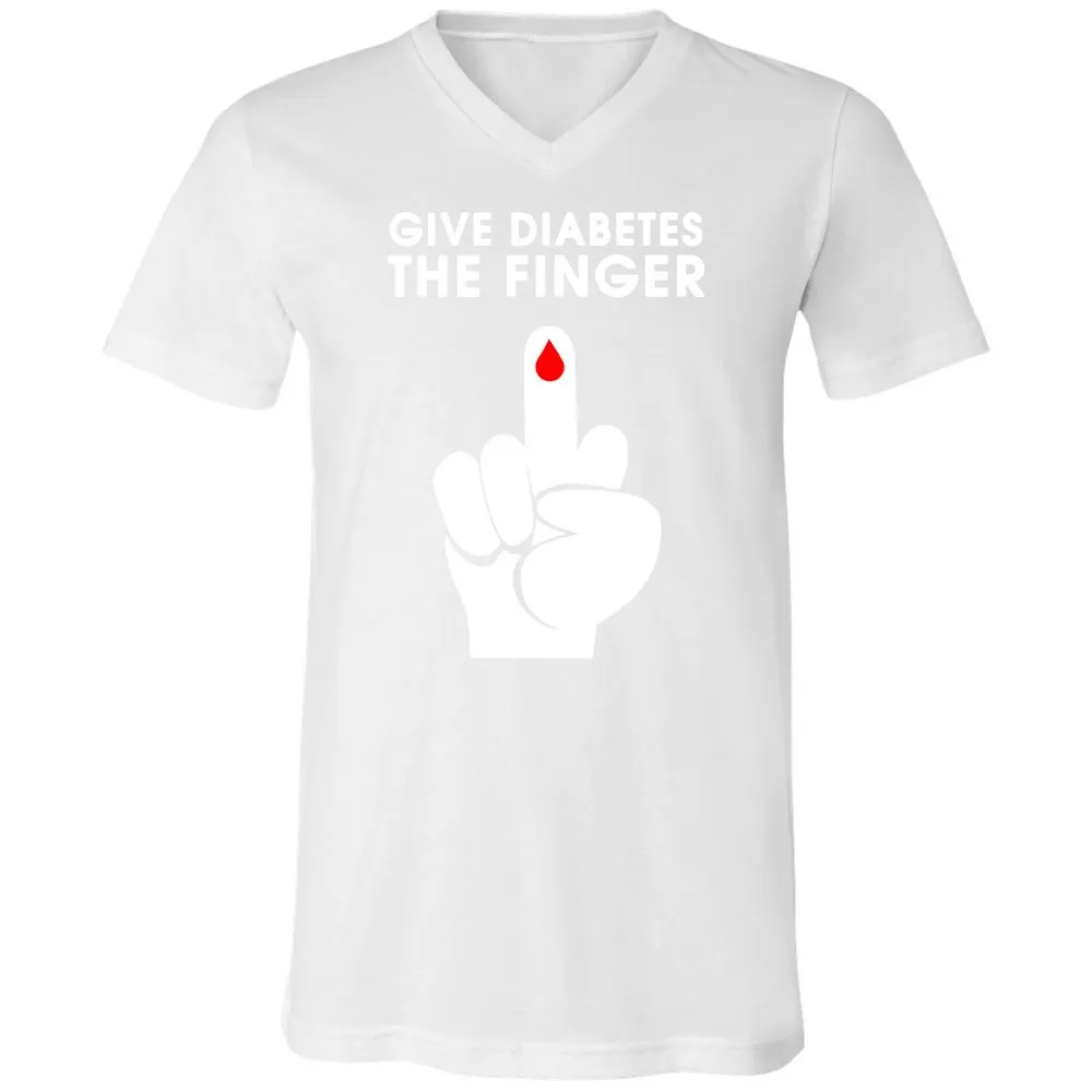 Unisex V-Neck T-Shirt - 1ZH6LUR8 - White - 5