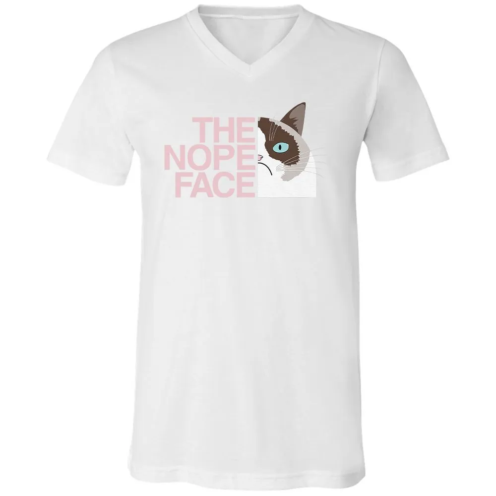 Unisex V-Neck T-Shirt - 6GLSHY9C - White - 5
