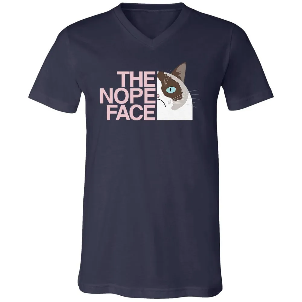 Unisex V-Neck T-Shirt - 6GLSHY9C - Navy - 2