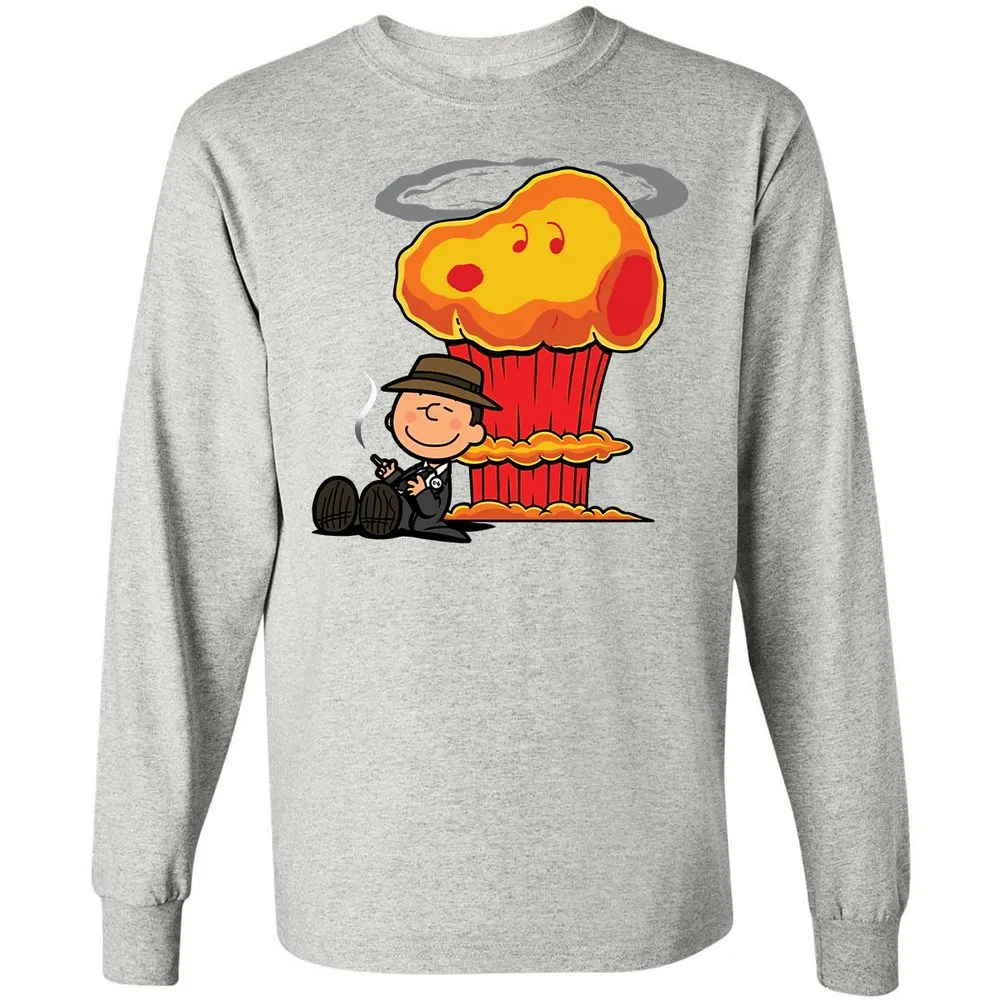 Long Sleeve T-Shirt - 3CUQQ5U8 - Ash - 7