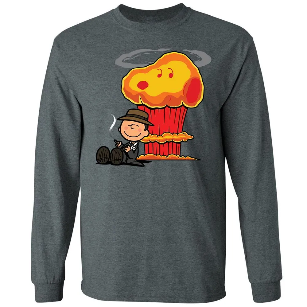 Long Sleeve T-Shirt - 3CUQQ5U8 - Dark Heather - 15