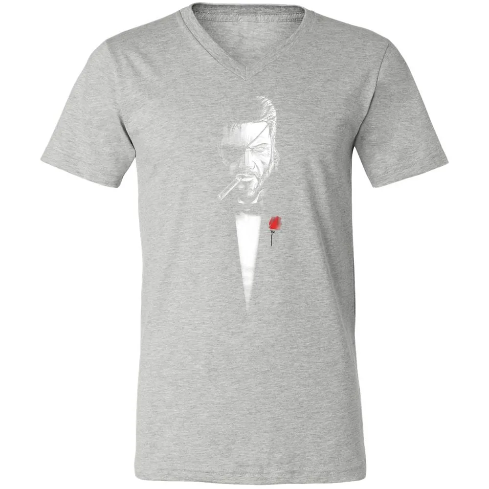 Unisex V-Neck T-Shirt - YM87UFVR - Athletic Heather - 7