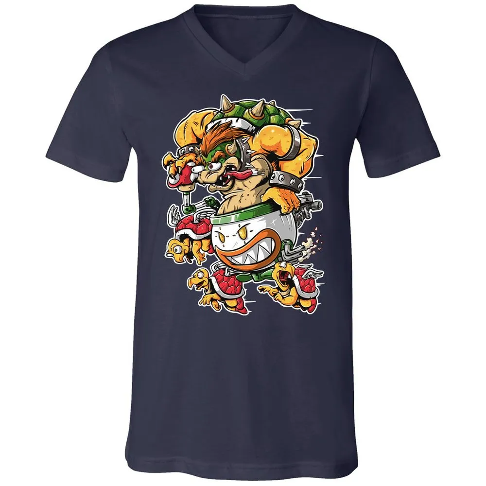 Unisex V-Neck T-Shirt - VS1SEVXJ - Navy - 2