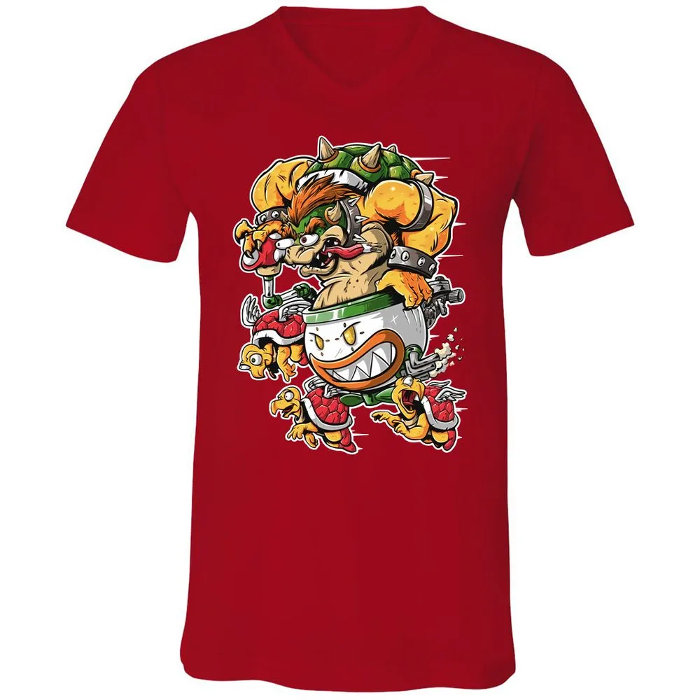 Unisex V-Neck T-Shirt - VS1SEVXJ - Red - 3