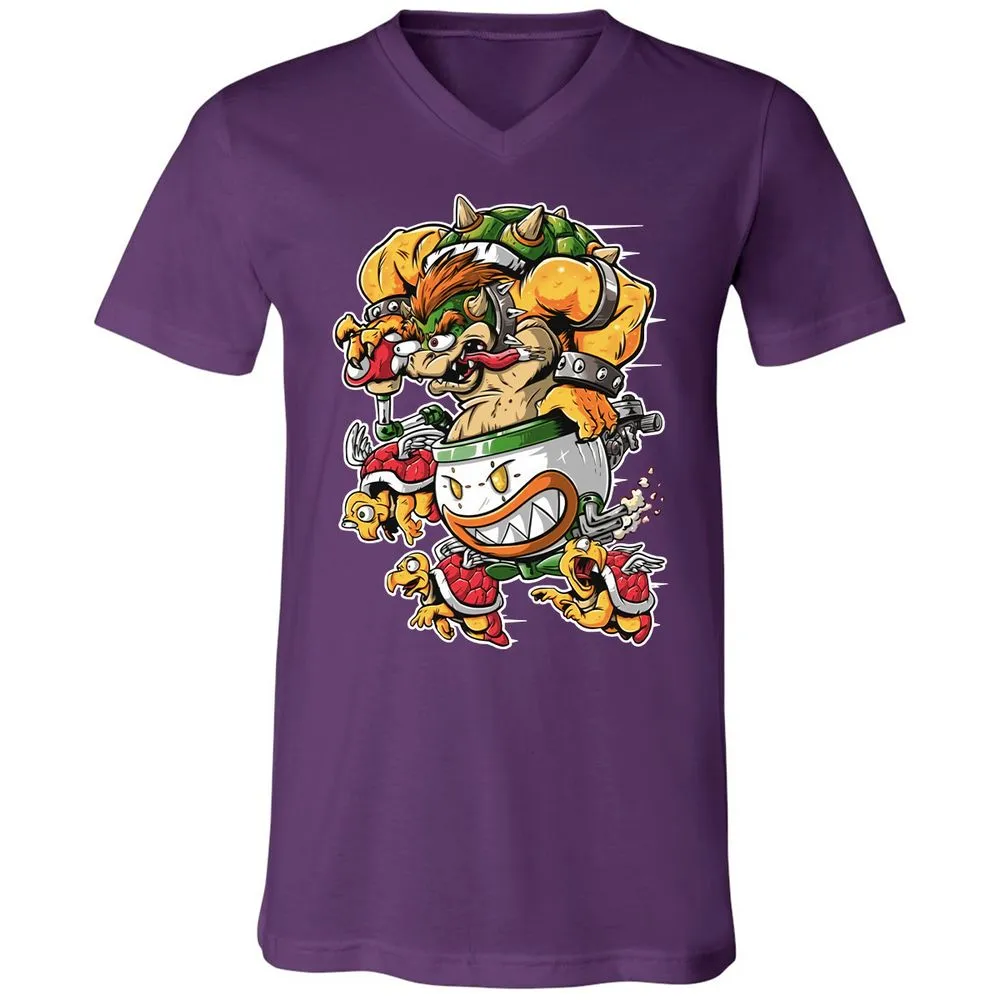 Unisex V-Neck T-Shirt - VS1SEVXJ - Team Purple - 9