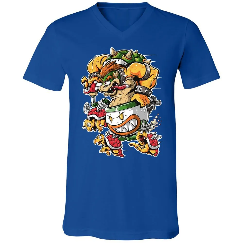 Unisex V-Neck T-Shirt - VS1SEVXJ - True Royal - 4