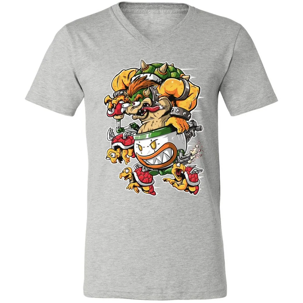 Unisex V-Neck T-Shirt - VS1SEVXJ - Athletic Heather - 7