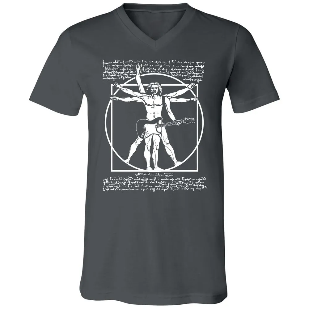 Unisex V-Neck T-Shirt - WF9HMBSC - Asphalt - 12