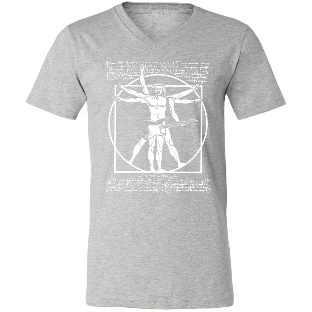 Unisex V-Neck T-Shirt - WF9HMBSC - Athletic Heather - 7