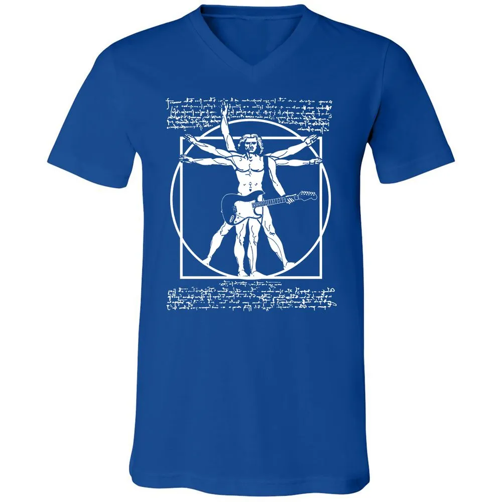 Unisex V-Neck T-Shirt - WF9HMBSC - True Royal - 4