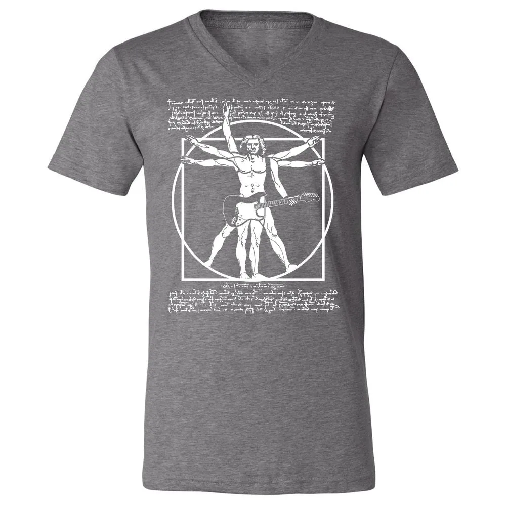 Unisex V-Neck T-Shirt - WF9HMBSC - Deep Heather - 13