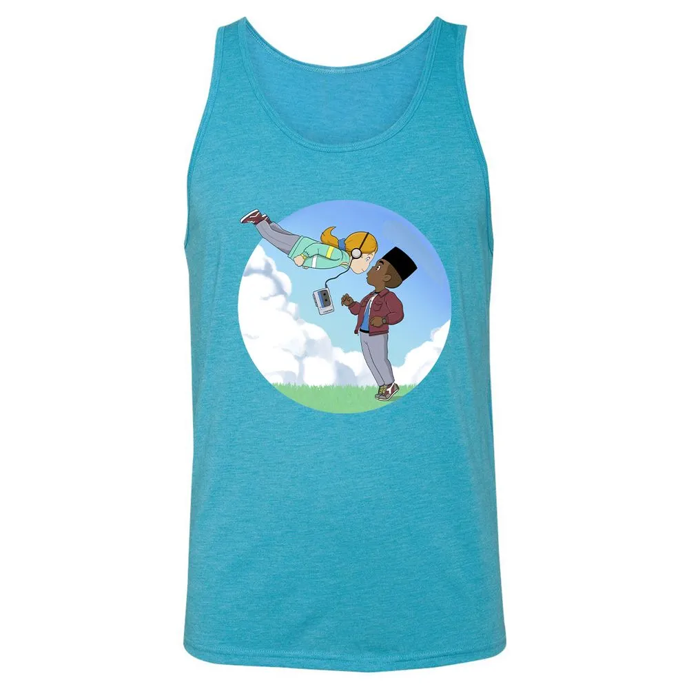 Unisex Jersey Tank - 58A6ZWDC - Aqua Triblend - 3