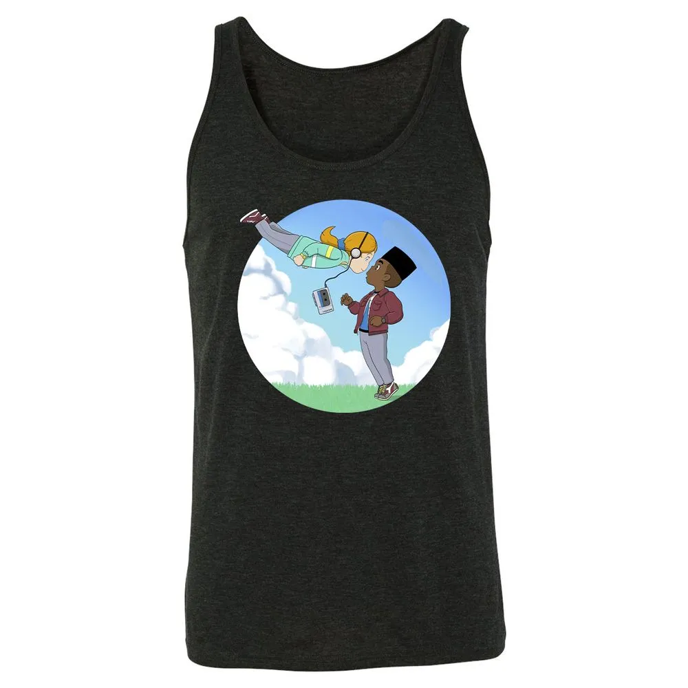 Unisex Jersey Tank - 58A6ZWDC - Charcoal Black Triblend - 5