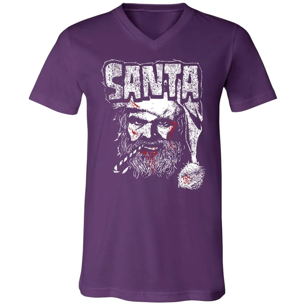 Unisex V-Neck T-Shirt - AT6QF4TE - Team Purple - 9