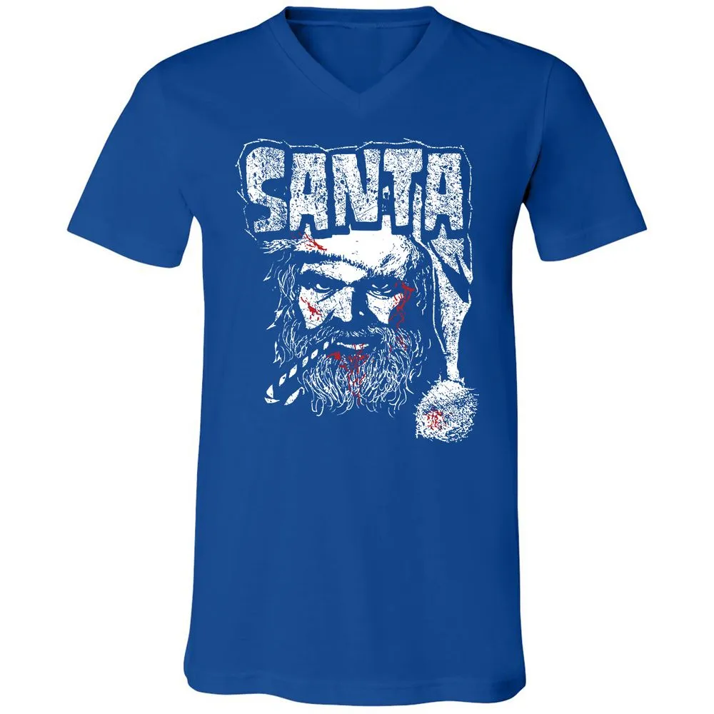 Unisex V-Neck T-Shirt - AT6QF4TE - True Royal - 4