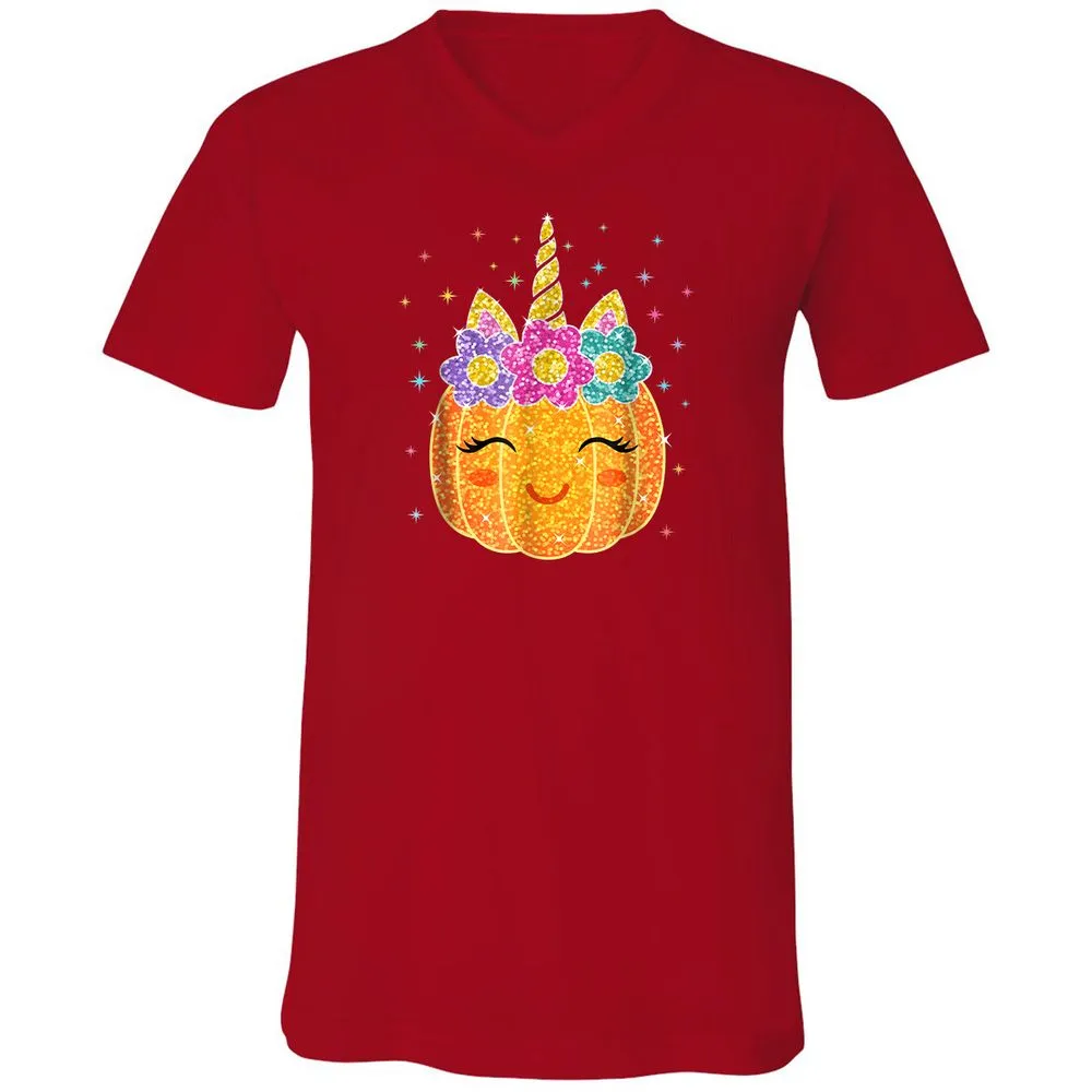 Unisex V-Neck T-Shirt - CXSYV6V6 - Red - 3