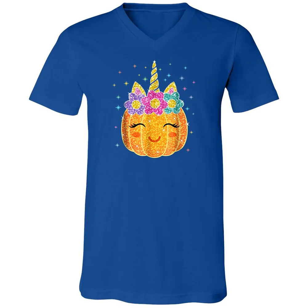 Unisex V-Neck T-Shirt - CXSYV6V6 - True Royal - 4