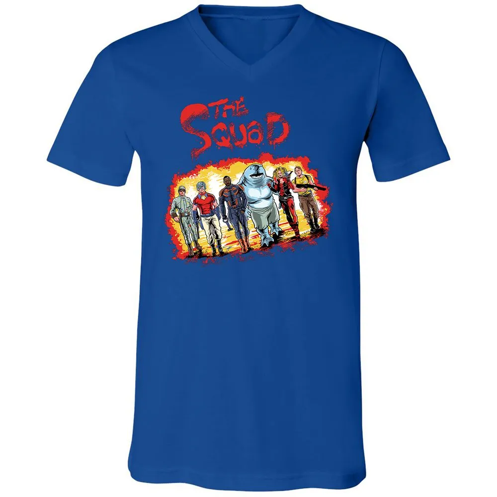 Unisex V-Neck T-Shirt - YGLSYGCN - True Royal - 4