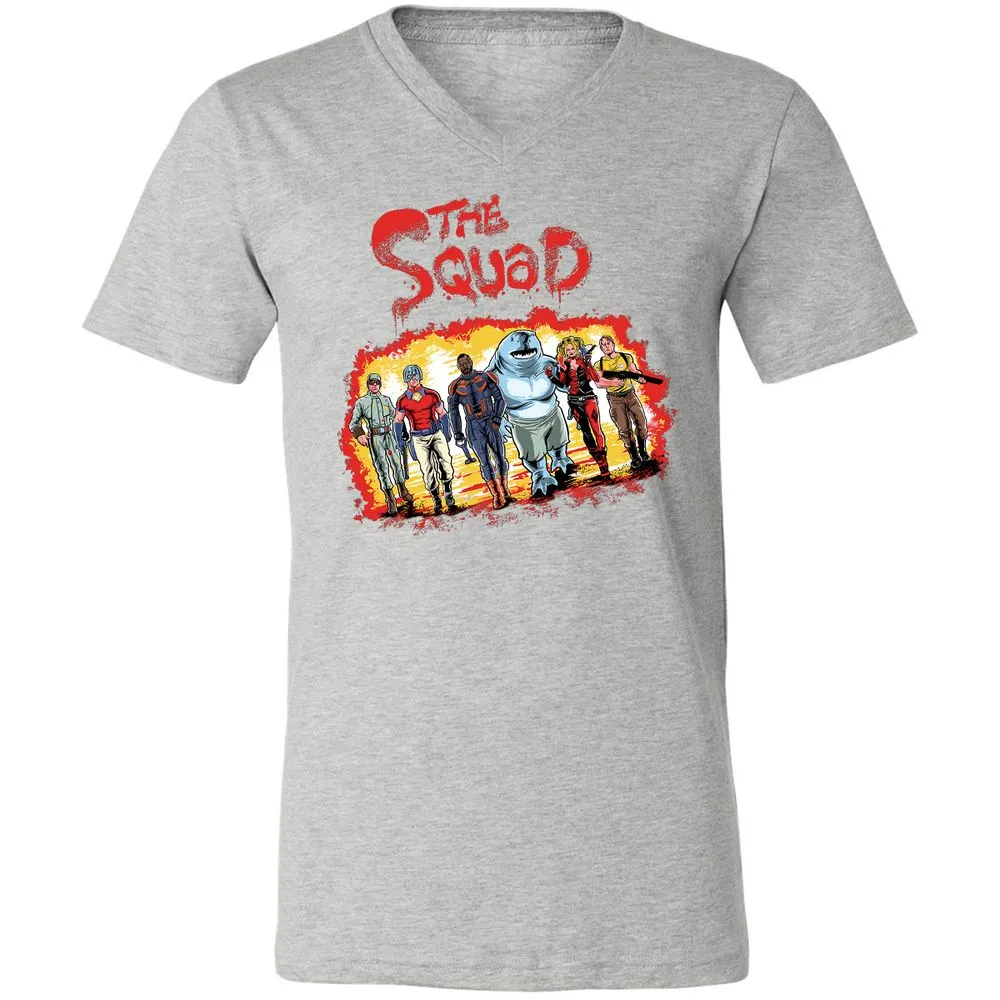 Unisex V-Neck T-Shirt - YGLSYGCN - Athletic Heather - 7