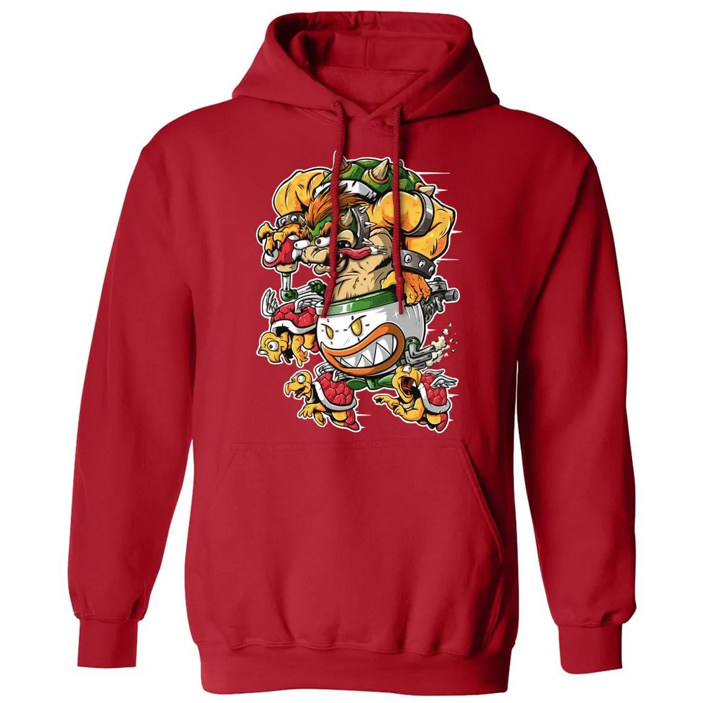 Classic Unisex Hoodie - Z3ELBDFN - Red - 5